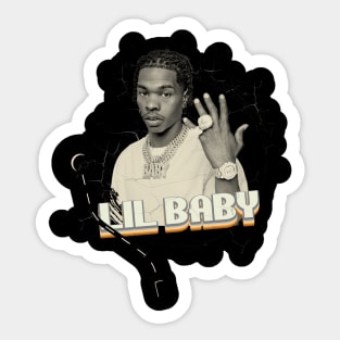 Lil Baby Tour - Vinyl Style 90's Sticker